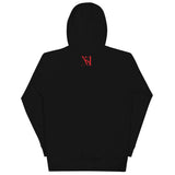Unisex I AM GOD Black/White/Red Hoodie