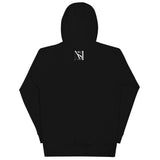 Unisex White Q Hoodie