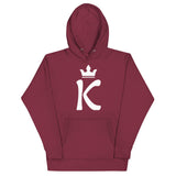 Unisex White K Hoodie