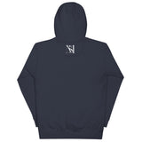 Unisex White Q Hoodie