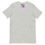 Short-Sleeve Purple Logo Unisex T-Shirt