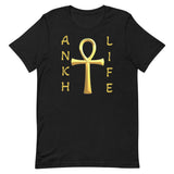 Short-Sleeve Gold Ankh LifenUnisex T-Shirt