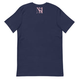 Short-Sleeve Pink Logo Unisex T-Shirt
