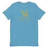 Short-Sleeve Gold Logo Unisex T-Shirt