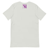 Short-Sleeve Purple Logo Unisex T-Shirt