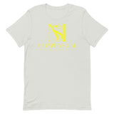 Short-Sleeve Yellow Logo Unisex T-Shirt