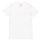 Short-Sleeve Pink Logo Unisex T-Shirt