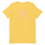 Short-Sleeve Pink Logo Unisex T-Shirt