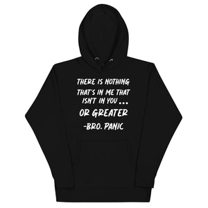 Panic Quote 1 Unisex Hoodie