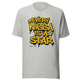 Every Nigga Is A Star Gold/Black Unisex t-shirt