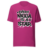 Every Nigga Is A Star Black/white Unisex t-shirt