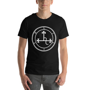 White Lilith Symbol Unisex t-shirt