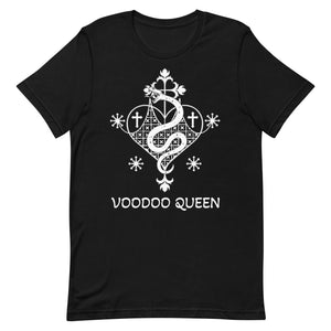 Voodoo Queen white Unisex t-shirt