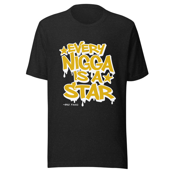 Every Nigga Is A Star Black/White Unisex t-shirt