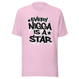 Every Nigga Is A Star Black/white Unisex t-shirt