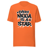 Every Nigga Is A Star Black/white Unisex t-shirt