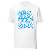 Every Nigga Is A Star White/sky Unisex t-shirt