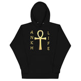 Unisex Ankh Life Gold Hoodie