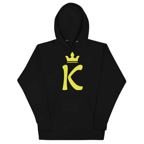 Unisex Yellow K Hoodie