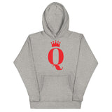 Unisex Red Q Hoodie