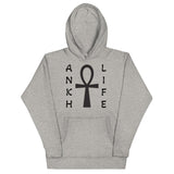 Unisex Black Ankh Life Hoodie