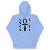 Unisex Black Ankh Life Hoodie