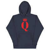 Unisex Red Q Hoodie