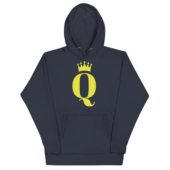 Unisex Yellow Q Hoodie