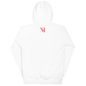 Unisex I Am God White/Red/Black Hoodie