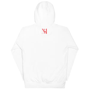 Unisex IKYFL White/Red/Black Hoodie