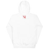 Unisex IKYFL White/Red/Black Hoodie