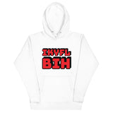 Unisex IKYFL White/Red/Black Hoodie