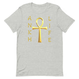 Short-Sleeve Gold Ankh LifenUnisex T-Shirt