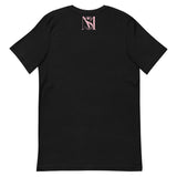 Short-Sleeve Pink Logo Unisex T-Shirt
