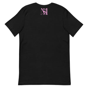 Short-Sleeve Pink Q Unisex T-Shirt