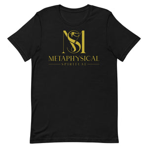 Short-Sleeve Gold Logo Unisex T-Shirt