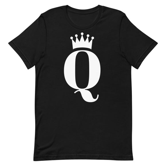 Short-Sleeve White Q Unisex T-Shirt