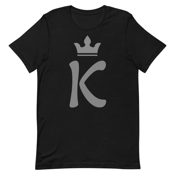 Short-Sleeve Grey K Unisex T-Shirt