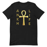 Short-Sleeve Gold Ankh LifenUnisex T-Shirt