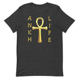 Short-Sleeve Gold Ankh LifenUnisex T-Shirt