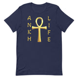 Short-Sleeve Gold Ankh LifenUnisex T-Shirt