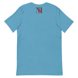 Short-Sleeve Maroon Logo Unisex T-Shirt