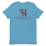 Short-Sleeve Maroon Logo Unisex T-Shirt