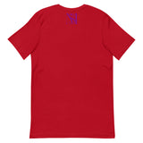 Short-Sleeve Purple Logo Unisex T-Shirt