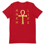 Short-Sleeve Gold Ankh LifenUnisex T-Shirt