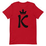 Short-Sleeve Black K Unisex T-Shirt