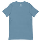 Short-Sleeve White Logo Unisex T-Shirt