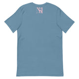 Short-Sleeve Pink Logo Unisex T-Shirt