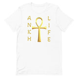 Short-Sleeve Gold Ankh LifenUnisex T-Shirt