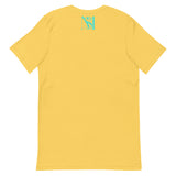 Short-Sleeve Turquoise Logo Unisex T-Shirt